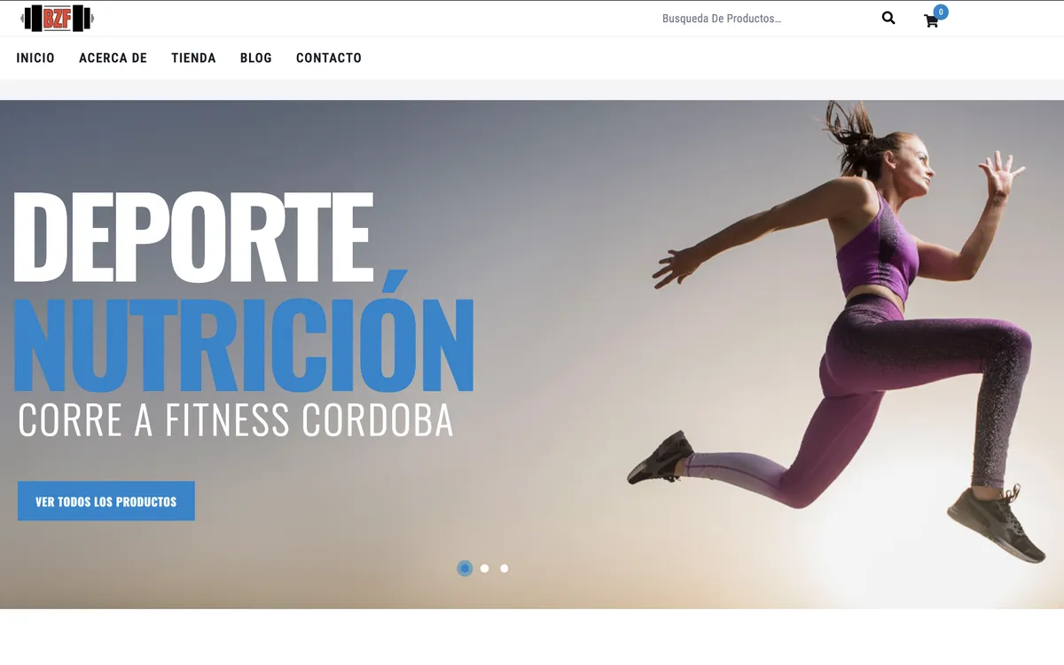 Tienda online de nutrición deportiva